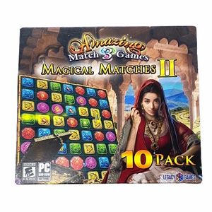 Amazing Match 3 Games Magical Matches II 10 Pack PC/DVD 2018 Computer Game - New